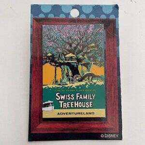 Disney 03 Disneyland Attraction Poster LE Pin ADVENTURELAND Swiss Family Treehou